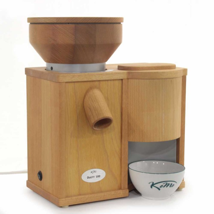 Komo Duett 100 jauhomylly ja hiutalepuristin 360 W 1 200 g 100 g min