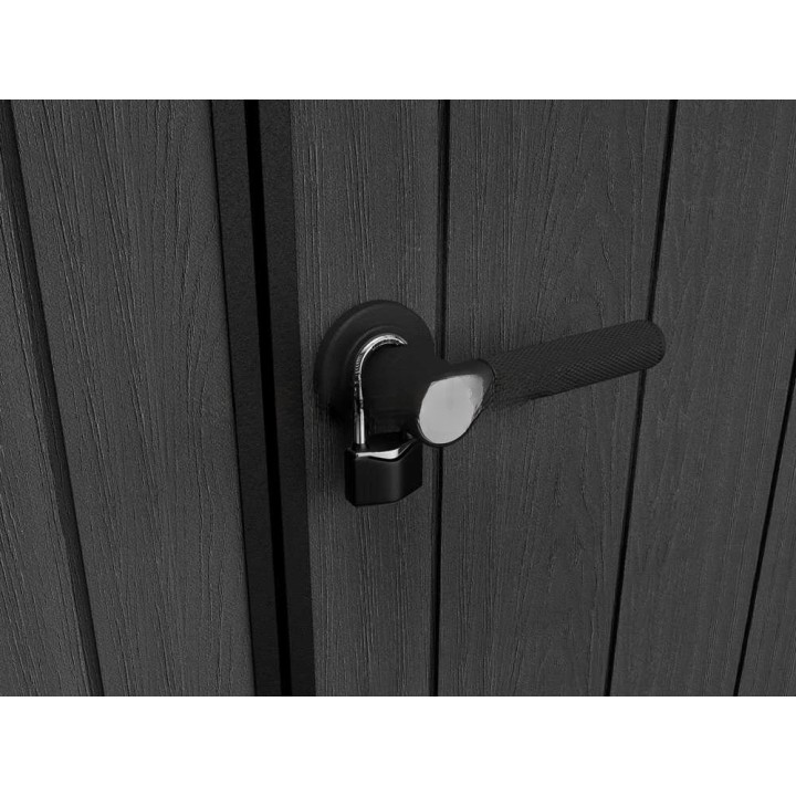 Keter Signature Walnut 757/775 -puutarhavaja, 230 × 223 × 246 cm