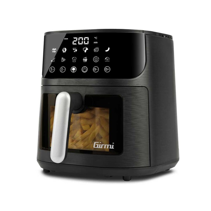 Girmi FG78 Ecofrit Black airfryer, 6 l, 1 500 W, 60–200 °C