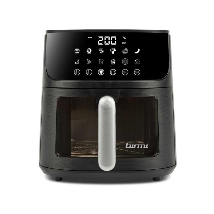 Girmi FG78 Ecofrit Black airfryer, 6 l, 1 500 W, 60–200 °C