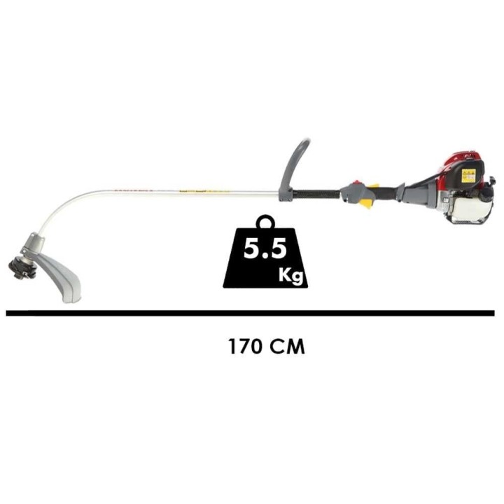 Honda UMS425E1LNET bensiinitrimmeri, 4-tahtinen GX25T, 25 cm³