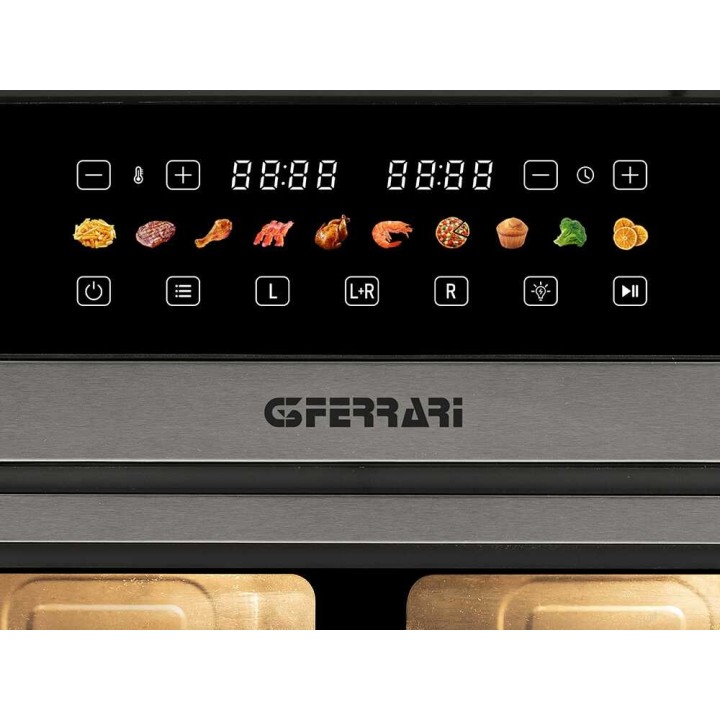 G3 Ferrari Friggisano 6+6 kuumailmakeitin, 12 l, 2 200 W, kosketusnäyttö