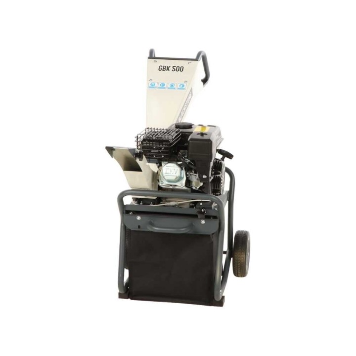 GBK 500 biotriturin oksille, Ducar DH212, 7 HP, 50 mm, keräyskori
