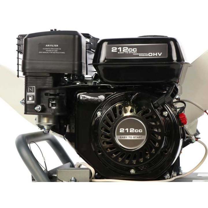 GBK 500 biotriturin oksille, Ducar DH212, 7 HP, 50 mm, keräyskori