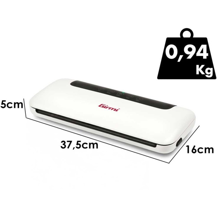 Girmi VT52 tyhjiöpakkauslaite, 100 W, 28,5 cm saumauspalkki