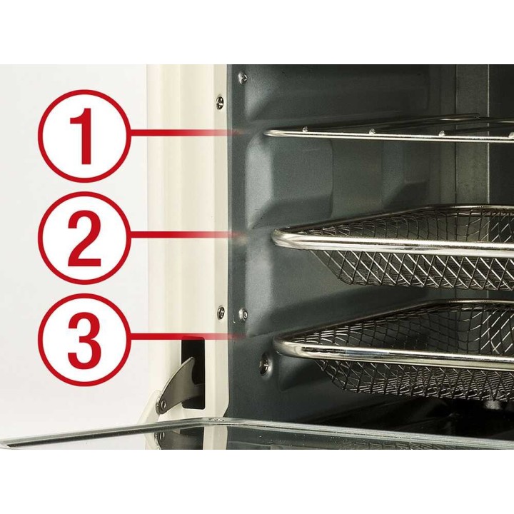 Girmi Ecofrit FG28 sähköuuni ja air fryer, 14 l, 1 400 W, 230 °C