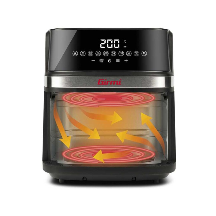 Girmi Ecofrit FG80 kuumailmakeitin, 8 l, 2 200 W, 220–240 V