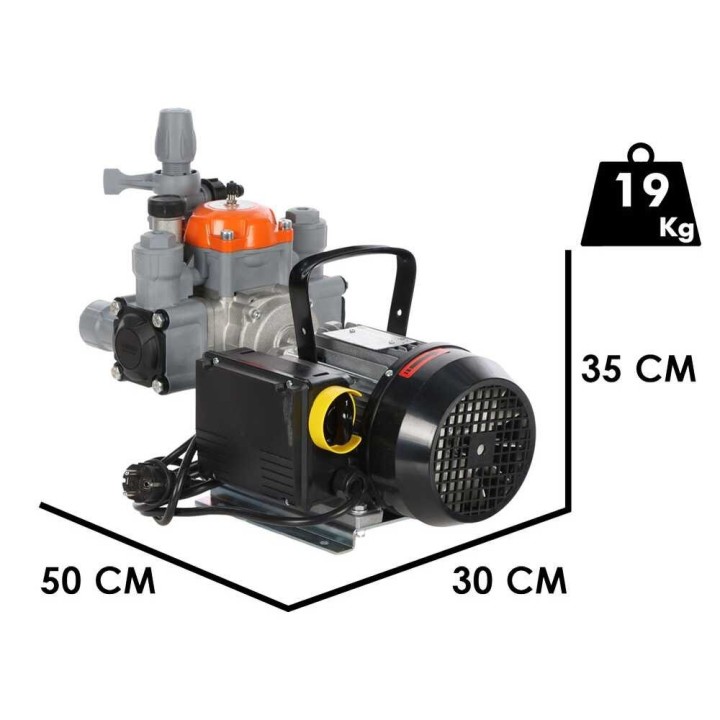 Comet MTP BPX25 PP sähköinen ruiskutuspumppu, 820 W, 230 V, vaunu ja letkukela