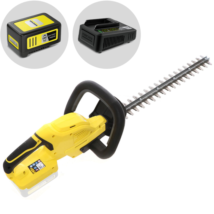 Karcher HGE 18 45 akkupensasleikkuri 18 V 5 Ah 45 cm