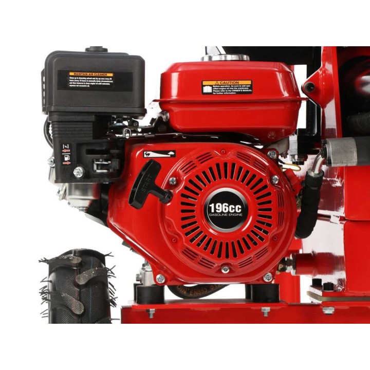 GeoTech LS12-50 HG vaakasuora bensiinikäyttöinen hydraulinen halkomakone 8 t