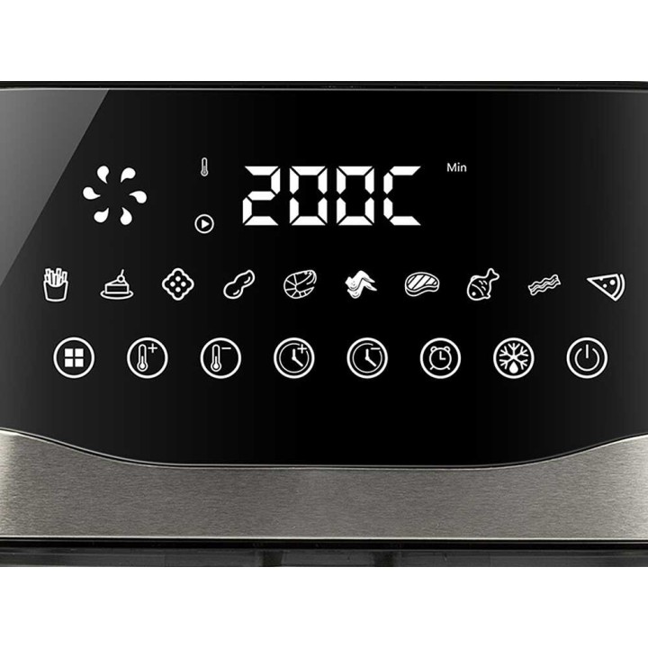 Girmi FG90 EcoFrit Premium kuumailmakeitin, 9 l, 2 200 W, kosketusnäyttö