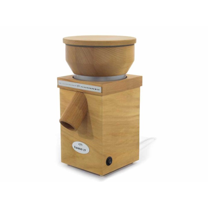 Komo Fidibus 21 viljamylly, massiivipyökki, 250 W, 100 g/min