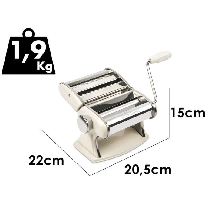 Girmi IM9201 manuaalinen pastakone, 150 mm telat, 7 paksuusasetusta