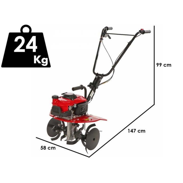 Honda FG 205 bensiinijyrsin, Honda GXV 50, 2,5 HP, 45 cm