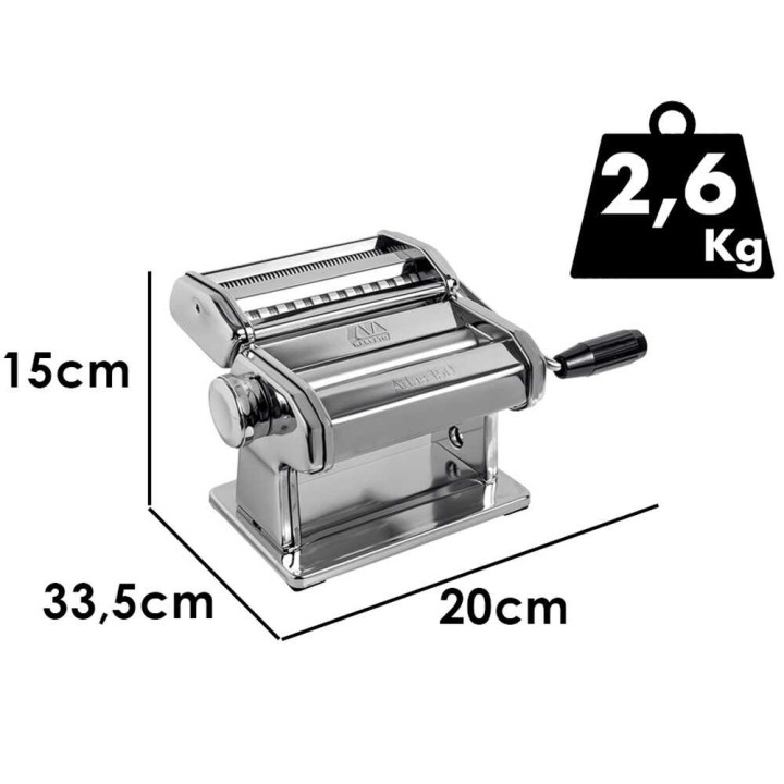 Marcato Atlas 150 Classic Set Multipast -pastakone, 150 mm, ruostumaton teräs