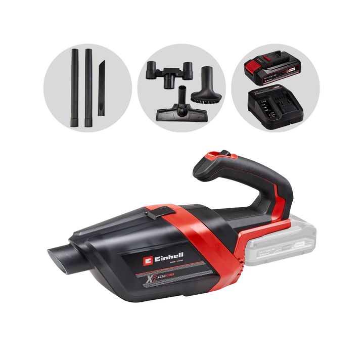 Einhell TE HV 18 06 Li akkukäyttöinen käsipölynimuri 18 V 4 Ah