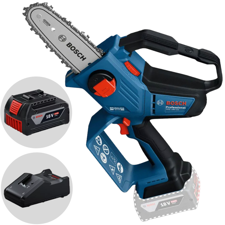 Bosch Professional GKE 18V 15 akkuoksasaha 18 V 15 cm 5 Ah