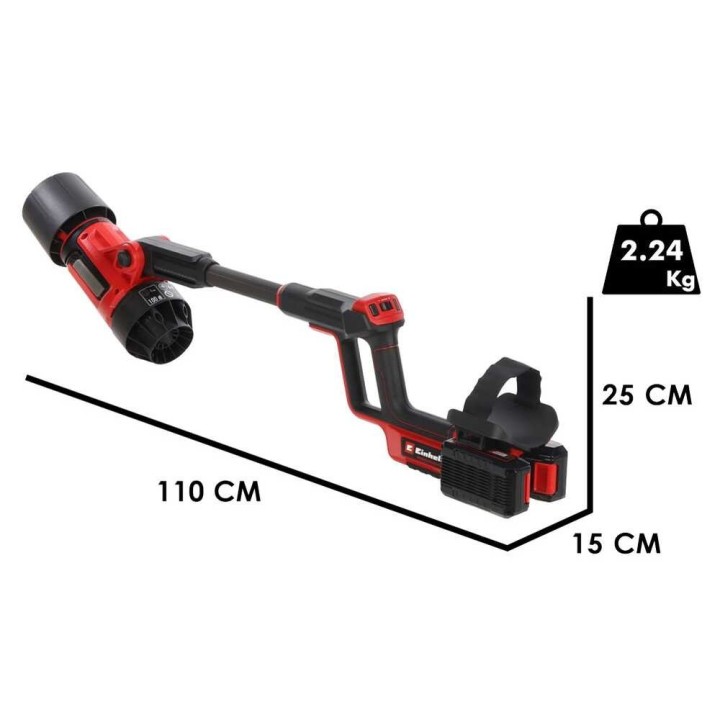 Einhell GP-LB 36/270 Li E BL akkulehtipuhallin, 36 V, 2 × 4 Ah
