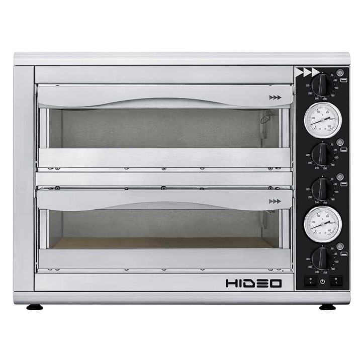 Prismafood HIDEO 2/40 sähköinen pizzauuni, 3 200 W, 230 V, 2 kammiota