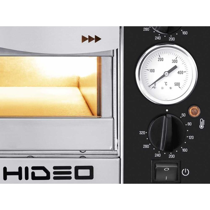 Prismafood HIDEO 2/40 sähköinen pizzauuni, 3 200 W, 230 V, 2 kammiota