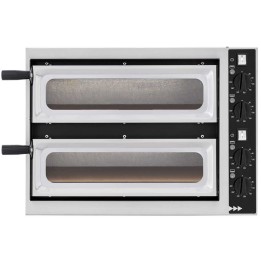 Prismafood SMALL BASIC 2 40 VETRO 4T sähköinen pizzauuni 2 400 W 230 V