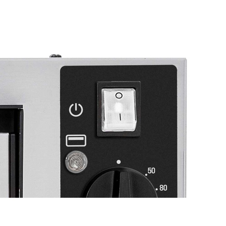 Prismafood SMALL BASIC 2/40 VETRO 4T sähköinen pizzauuni, 2 400 W, 230 V