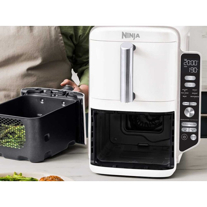 Ninja Double Stack XL SL400EUWH kuumailmakeitin, 9,5 l, 2 470 W