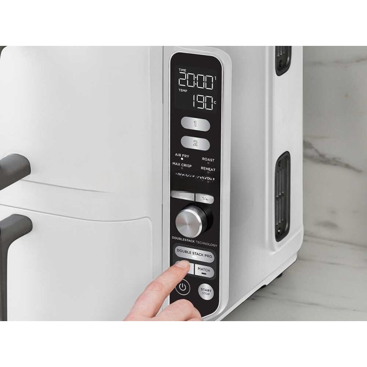 Ninja Double Stack XL SL400EUWH kuumailmakeitin, 9,5 l, 2 470 W