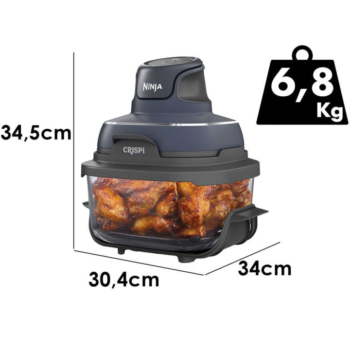 Ninja CRISPi FN101EUGY kuumailmakeitin, 9,5 l, 1 700 W, sininen