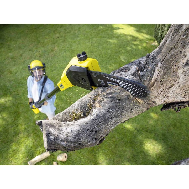 Karcher PSW 18-20 akkukäyttöinen oksasaha, 18 V, 5 Ah, 20 cm