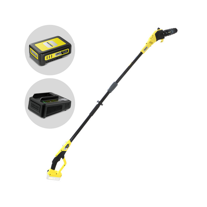 Karcher PSW 18 20 akkupuusaha 18 V 20 cm n terä teleskooppivarsi