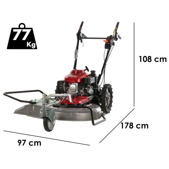 Honda UM 616 EBE2 -trenssileikkuri, 61 cm, 6 HP, hydrostaattinen veto