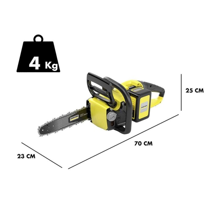 Karcher CNS 18-30 akkuketjusaha, 30 cm, 18 V, 5 Ah, akku ja laturi