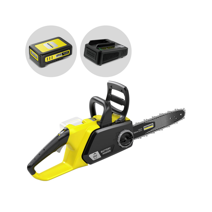 Karcher CNS 18 30 akkuketjusaha 18 V 30 cm akku ja laturi