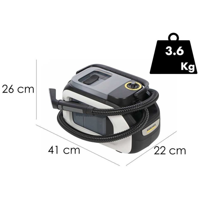 Karcher SE 3-18 Compact tekstiilipesuri, 18 V, 5 Ah