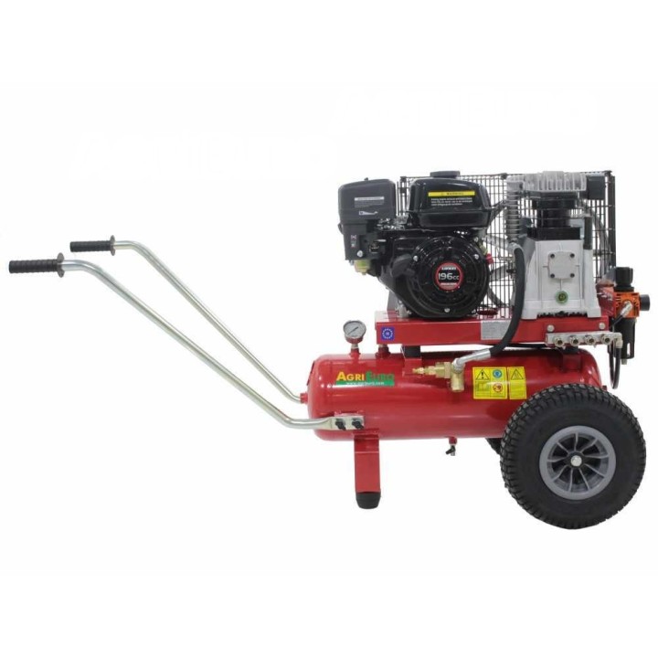 CB 25/520 Loncin-bensiinikäyttöinen motokompressori, 520 l/min, 25 l