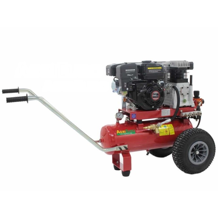 CB 25/520 Loncin-bensiinikäyttöinen motokompressori, 520 l/min, 25 l