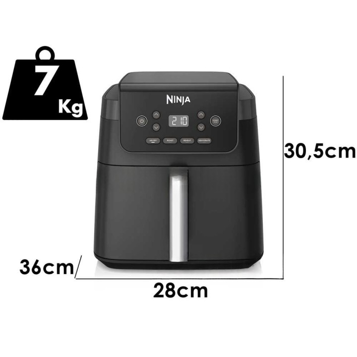 Ninja AF170EU -ilmakuumekeitin, 6,2 l, 2 000 W, 240 °C