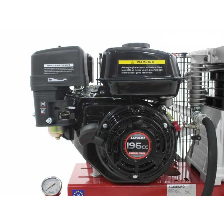 CB 25/520 Loncin-bensiinikäyttöinen motokompressori, 520 l/min, 25 l