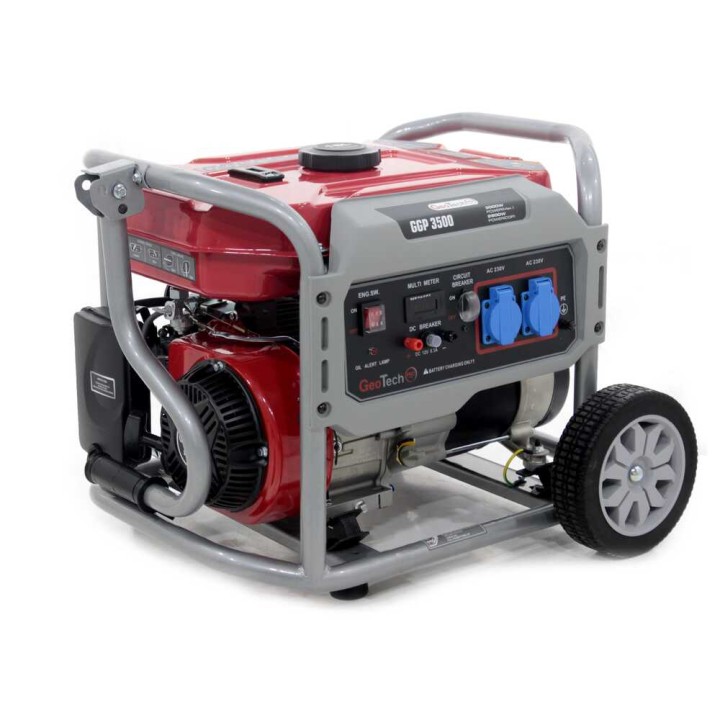 GeoTech Pro GGP 3500 aggregaatti, 3 kW, 2,8 kW jatkuva, AVR, yksivaiheinen