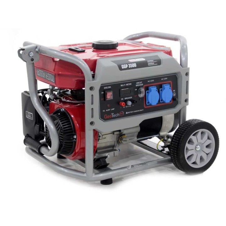 GeoTech Pro GGP 3500 aggregaatti, 3 kW, 2,8 kW jatkuva, AVR, yksivaiheinen
