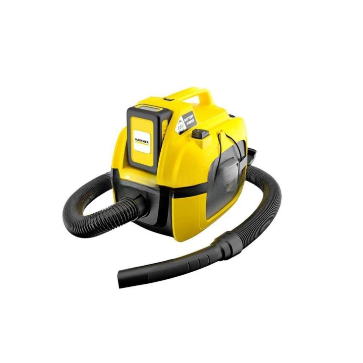 Karcher WD 1 märkä- ja kuivaimuri, 18 V, 5 Ah, 7 l, puhallustoiminto