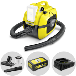Karcher WD 1 märkä kuivaimuri 18 V 2 5 Ah 7 l