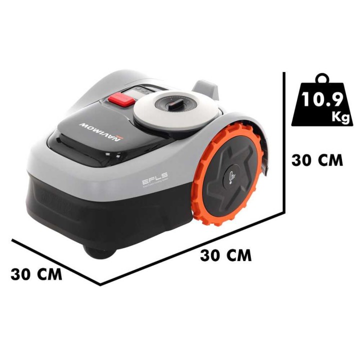 Segway NAVIMOW I105E robottiruohonleikkuri ilman rajakaapelia, 600 m², 21,6 V