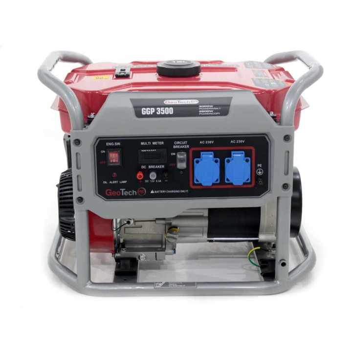 GeoTech Pro GGP 3500 aggregaatti, 3 kW, 2,8 kW jatkuva, AVR, yksivaiheinen