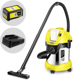 Karcher WD 3 Premium Battery märkä kuivaimuri 36 V 2 5 Ah 17 l