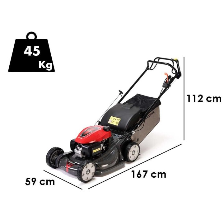 Honda HRX 537 HY vetävä ruohonleikkuri, GCVx 200, 53 cm, 6,5 HP