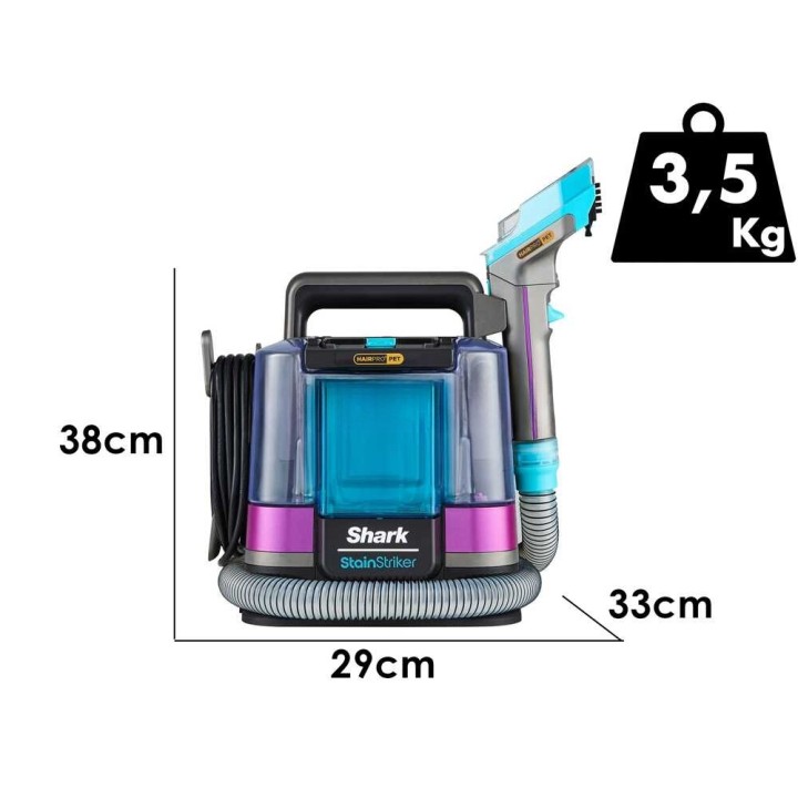 Shark StainStriker HairPro Pet PX250EUT tekstiilipesuri, 450 W