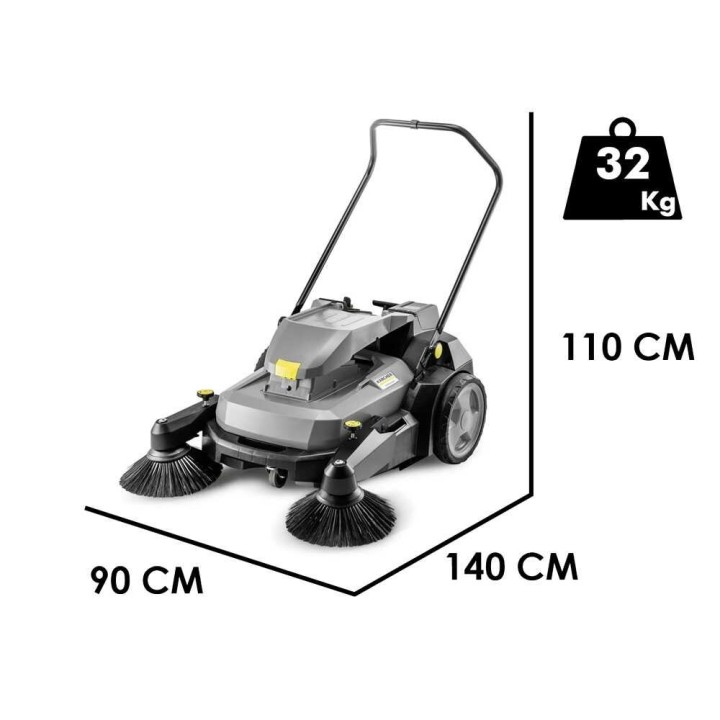 Karcher KM 70/25 C Bp 2SB akkukäyttöinen lakaisukone, 36 V, 98 cm