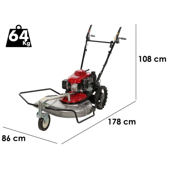 Honda UM 536 EE2 ruohonmurskain, GXV 160, 163 cm³, 53 cm, 6 HP